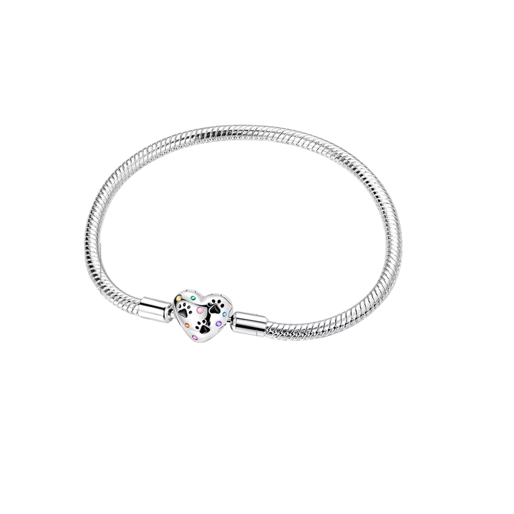 Silver Glam | Corazón y Pata de Gato