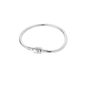 Elegancia que enamora. Pulsera chapada en plata estilo Pandora, delicada, brillante y perfecta para realzar tu look. ¡Hazla tuya hoy! 💖