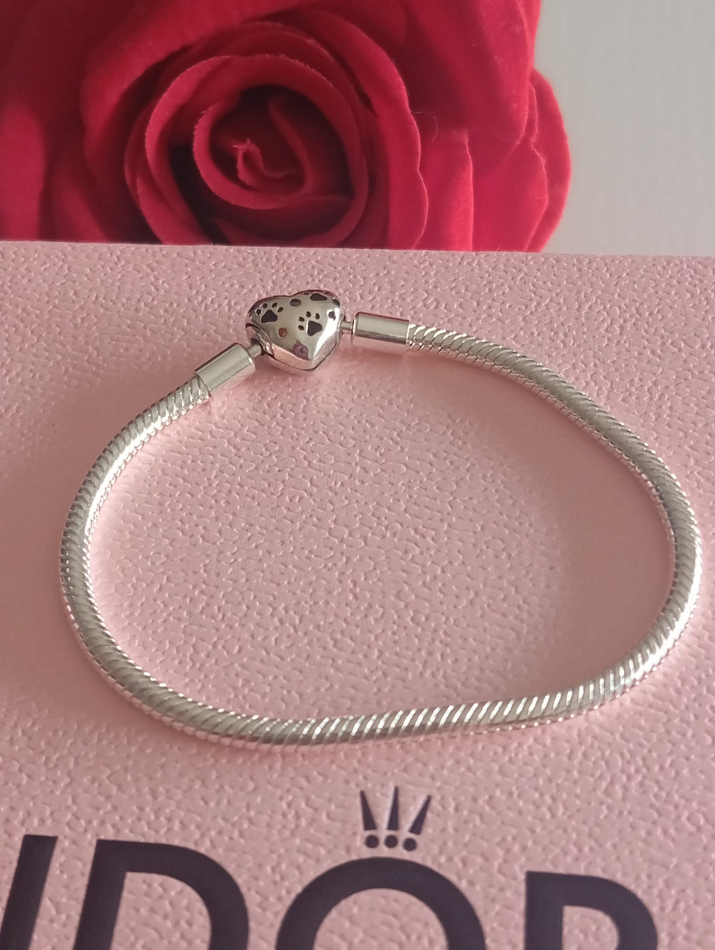 Silver Glam | Corazón y Pata de Gato