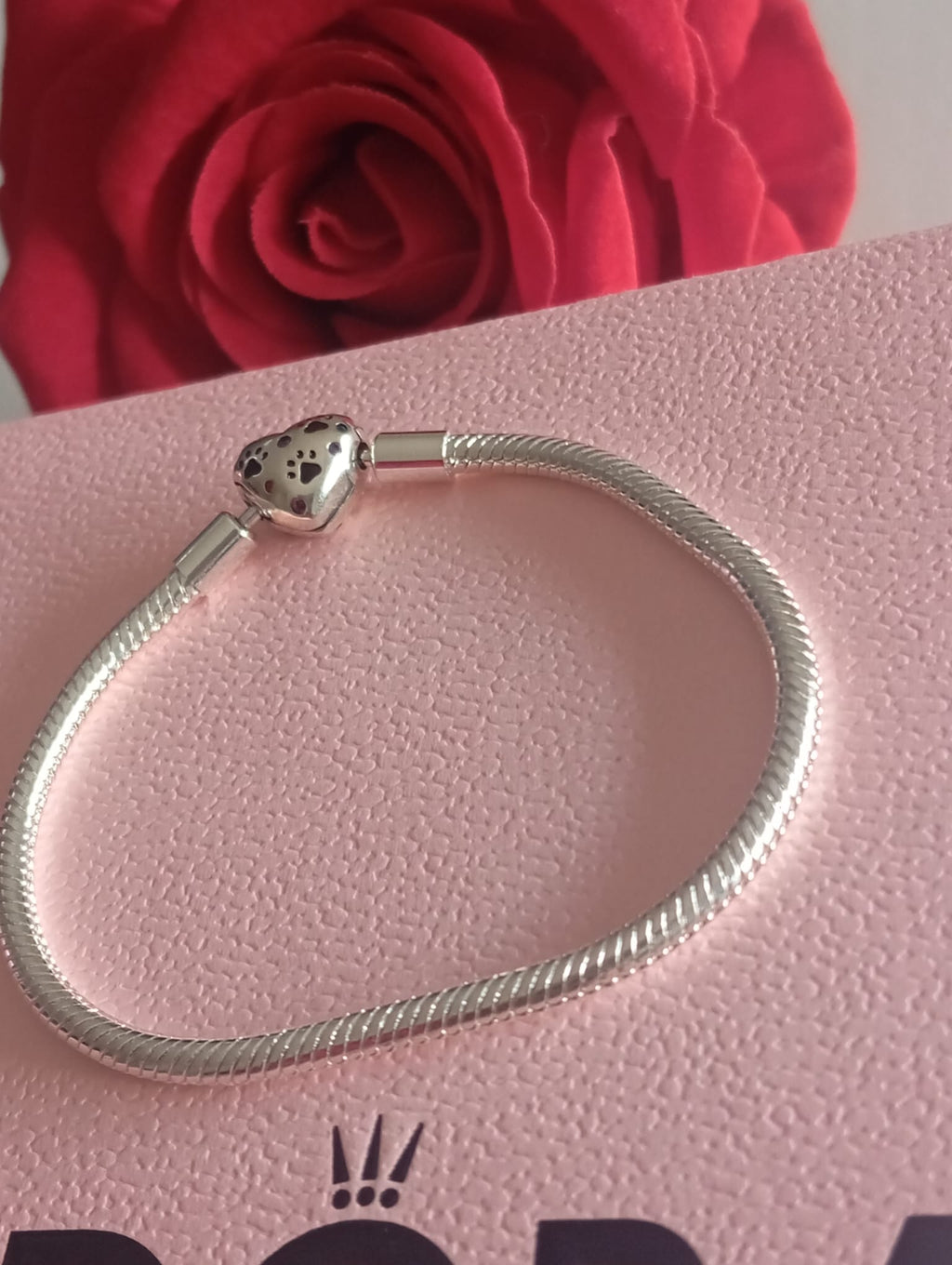 Silver Glam | Corazón y Pata de Gato